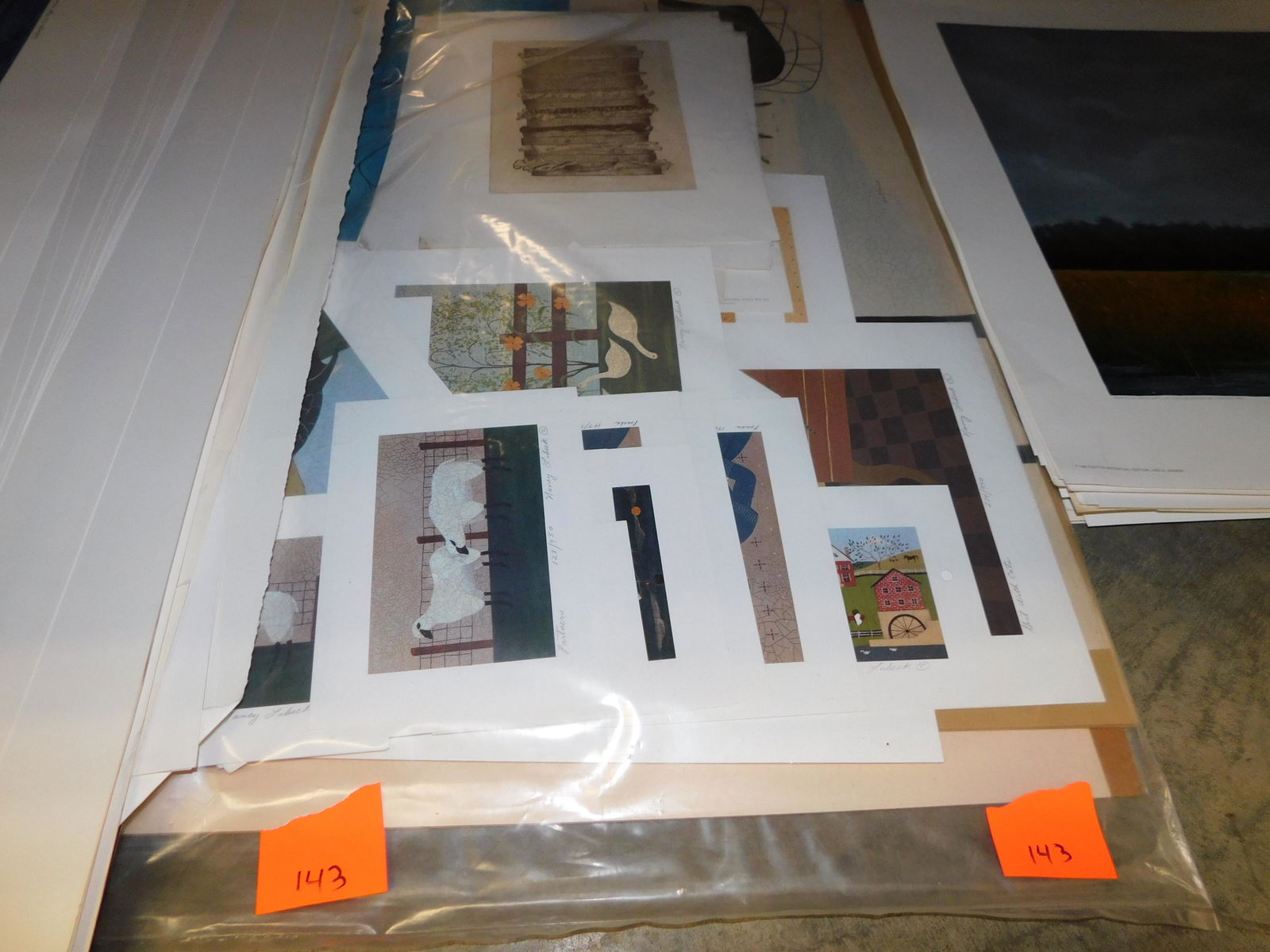 20 Unframed Lithographs (1 of 1)