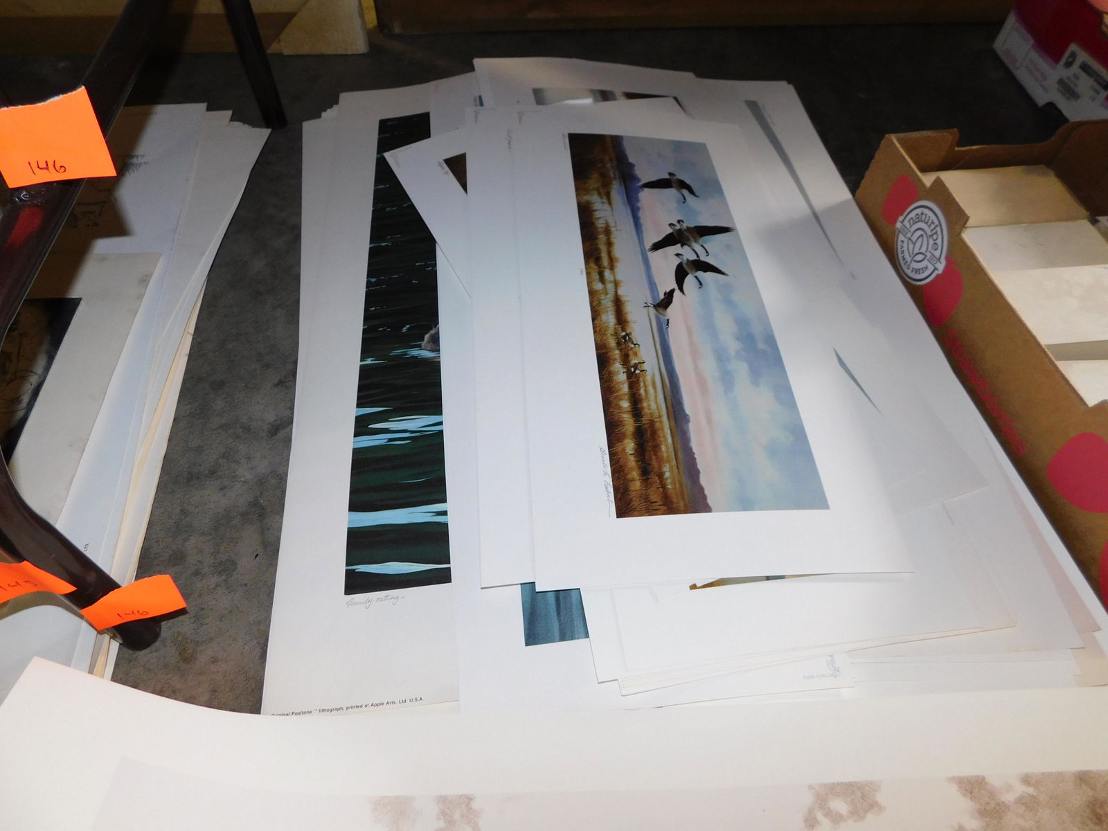 60 Unframed Lithographs (1 of 1)