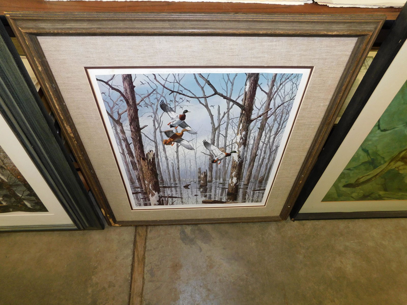 Framed Duck Lithographs (1 of 1)
