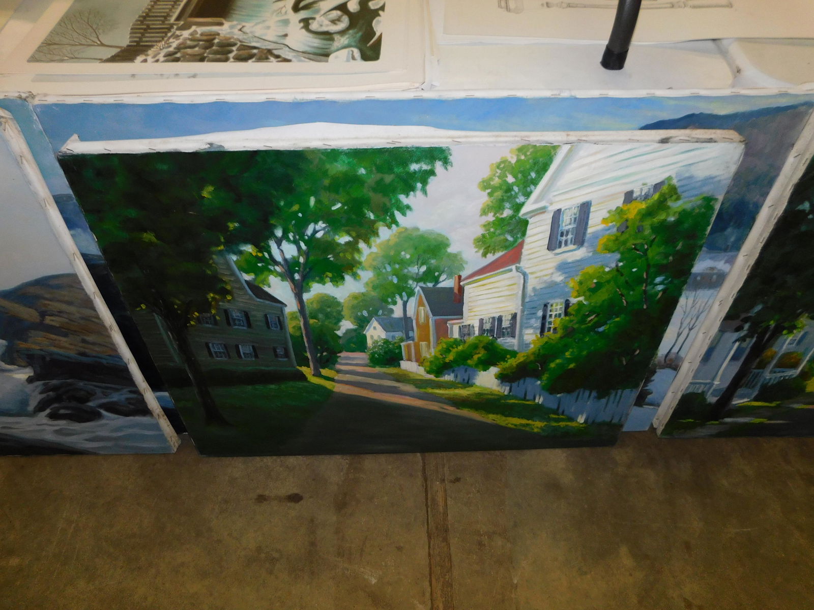 Lot of 2 Oil on Canvas (1 of 1)