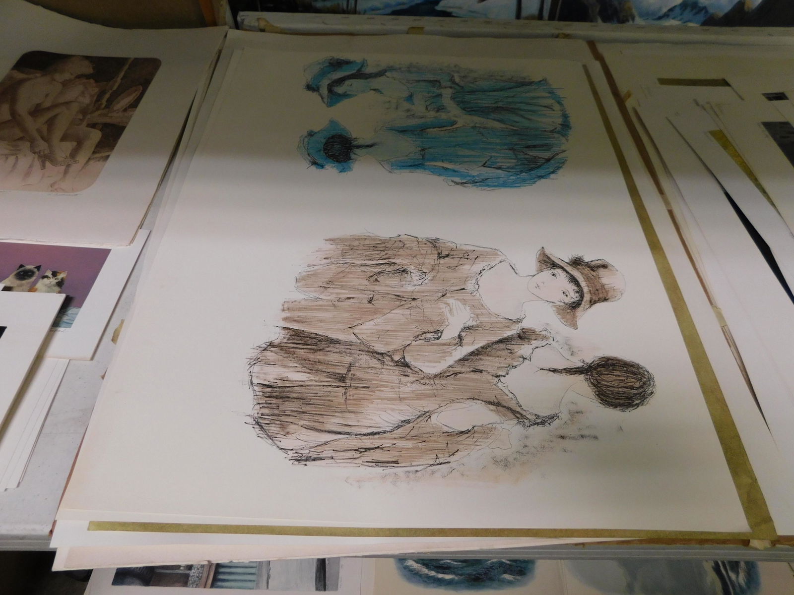 15 Unframed Lithographs (1 of 1)