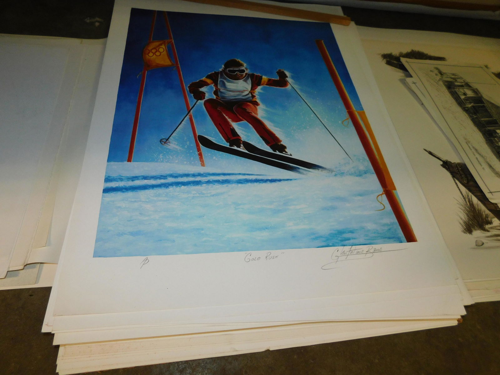 40 Unframed Lithographs (1 of 1)