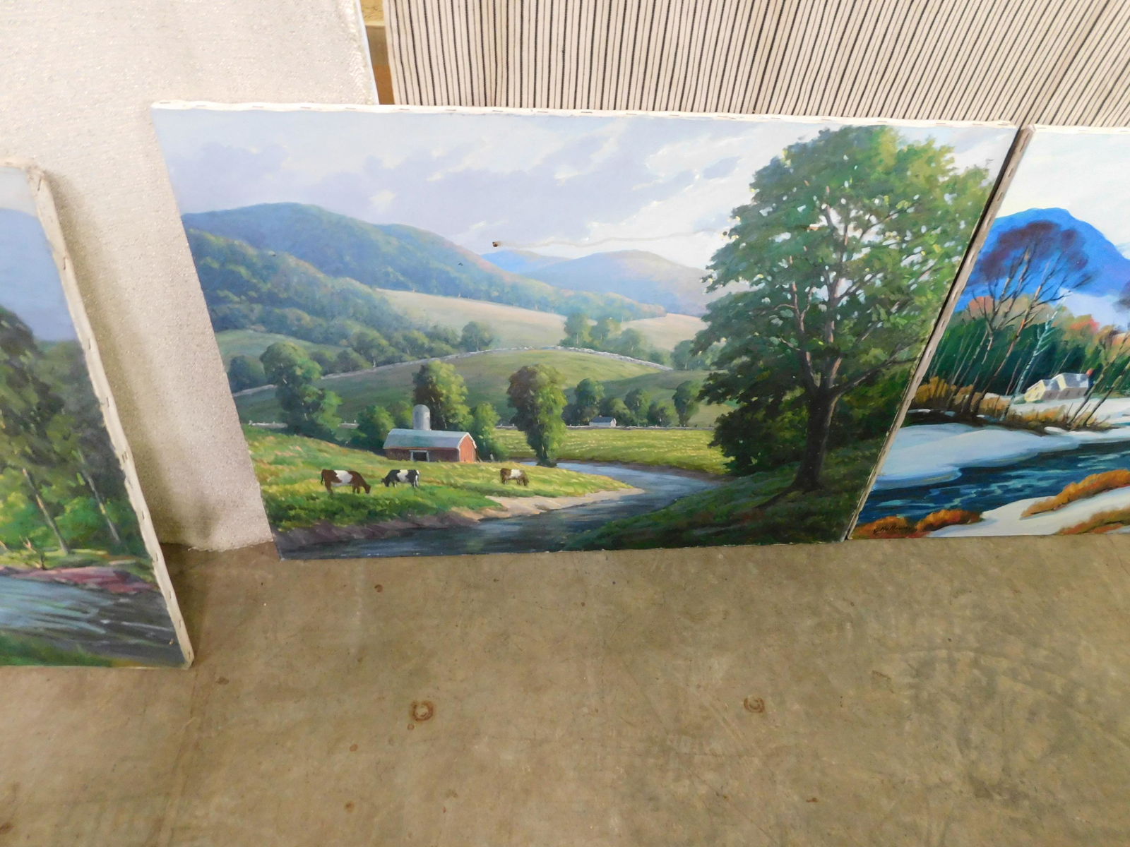 Oil on Canvas: Oil on canvas by George Holloway. You are bidding at a live sale. Please read the terms and conditions. This sale will be broadcast live on sale day with full descriptions of each lot being sold, as w