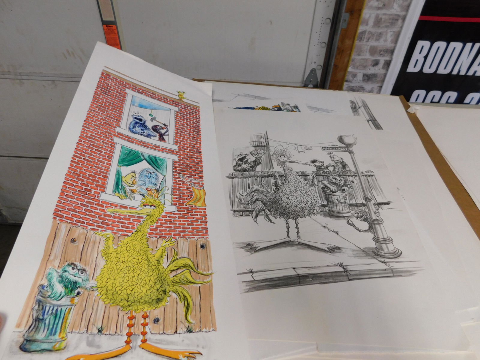 Sesame Street Original Drawings and Lithographs (1 of 1)
