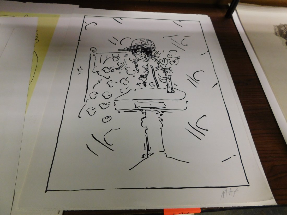 Unframed Peter Max Lithograph (1 of 1)