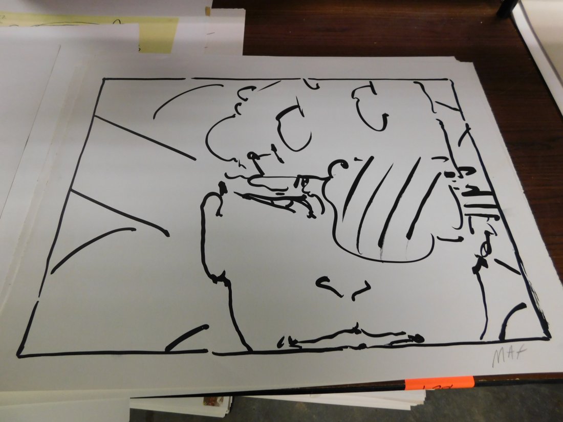 Unframed Peter Max Lithograph (1 of 1)