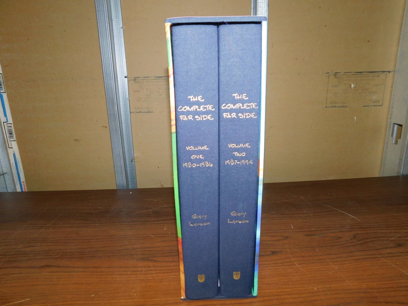 2 Volume Set - The Complete Far Side: 2 Volume set of the Complete Far Side by Gary Larson. You are bidding at a live sale, please read the terms and conditions. We are offering contact-less pick ups at our South Brunswick location on the