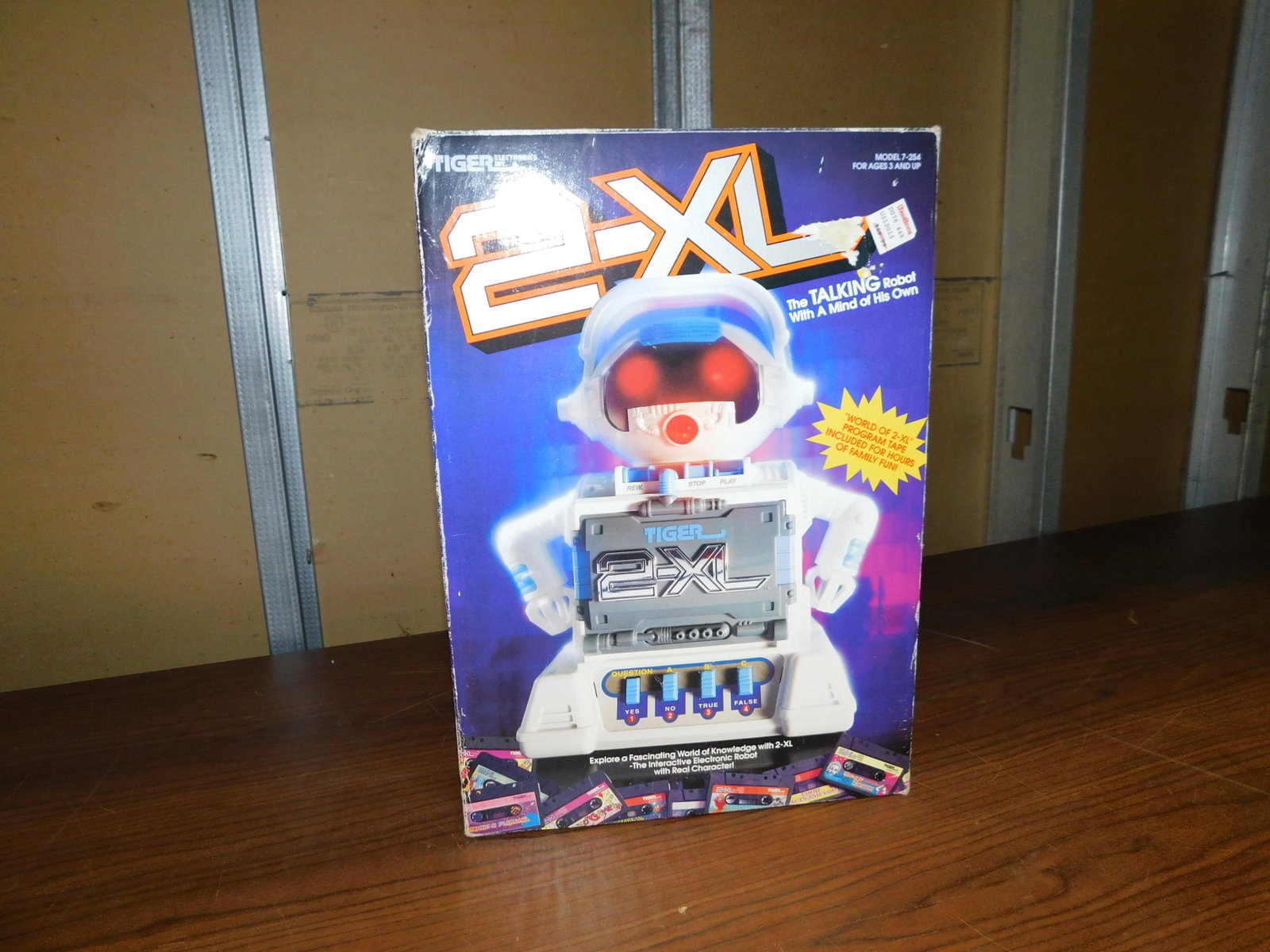 2-XL Talking Robot: 2-XL talking robot from Tiger Electronics in original box. You are bidding at a live sale, please read the terms and conditions. We are offering contact-less pick ups at our South Brunswick location o