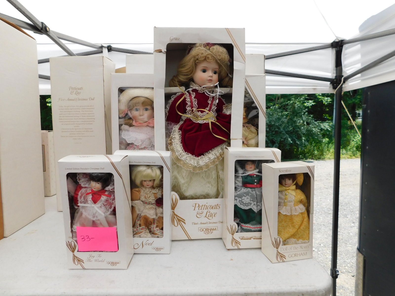 7 Gorham Porcelain Dolls (1 of 1)