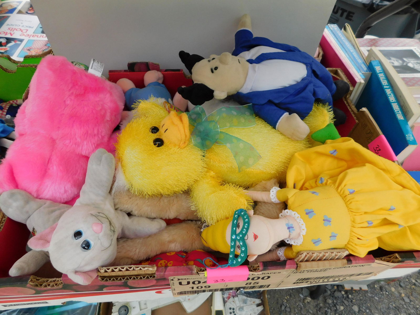 Lot of Plush Toys: Lot of various plush toys. You are bidding at a live sale. Please read the terms and conditions. This sale will be broadcast live on sale day with full descriptions of each lot being sold, as well as
