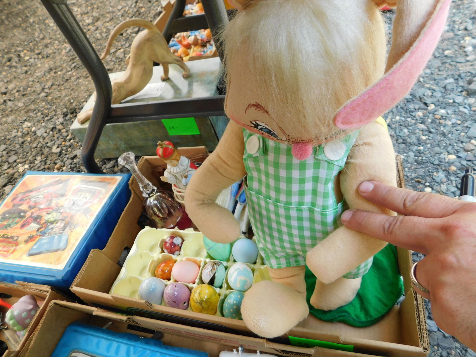 Lot of Easter and Anna Lee: Lot of Anna Lee and Easter items. You are bidding at a live sale. Please read the terms and conditions. This sale will be broadcast live on sale day with full descriptions of each lot being sold, as w