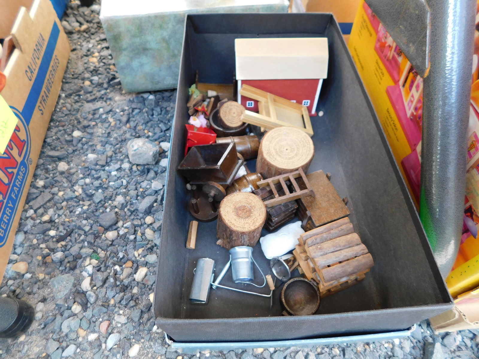 Lot of Doll House Furniture: Lot of Doll House Furniture. You are bidding at a live sale. Please read the terms and conditions. This sale will be broadcast live on sale day with full descriptions of each lot being sold, as well a