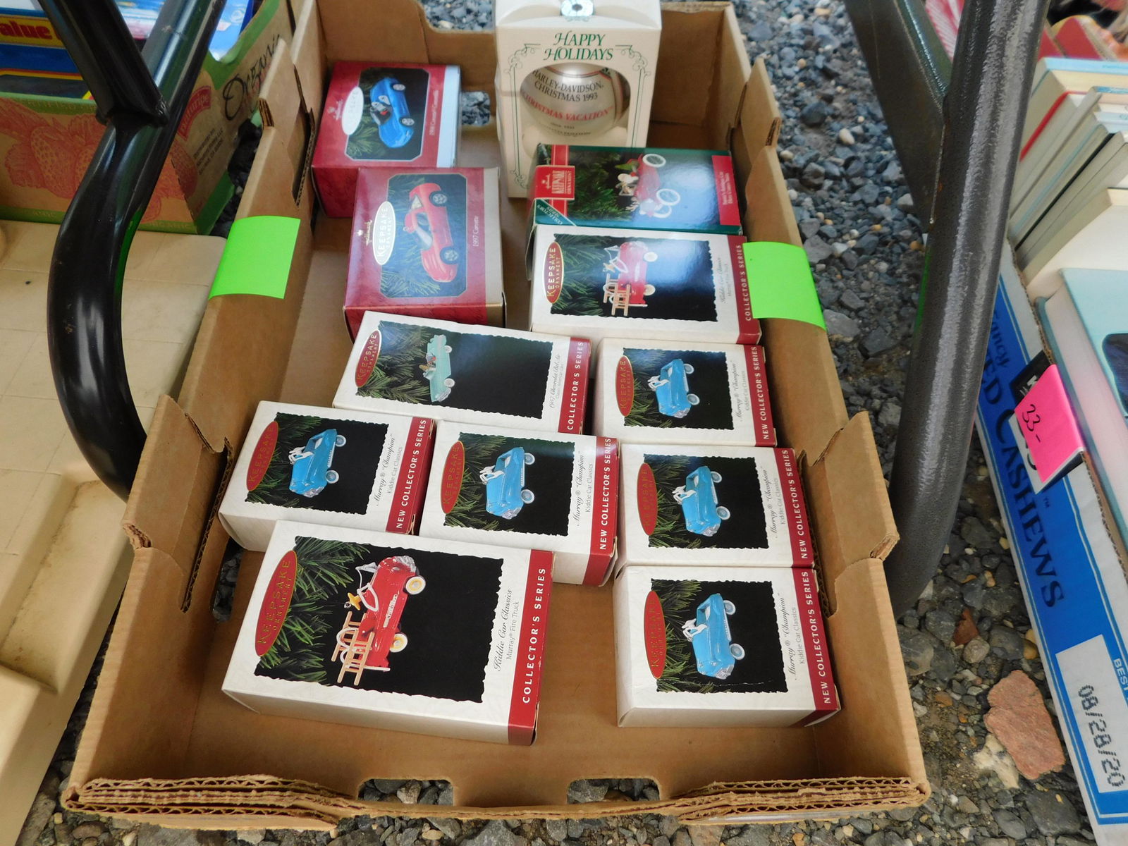 Lot of Hallmark Ornaments: Lot of Hallmark ornaments. You are bidding at a live sale. Please read the terms and conditions. This sale will be broadcast live on sale day with full descriptions of each lot being sold, as well as