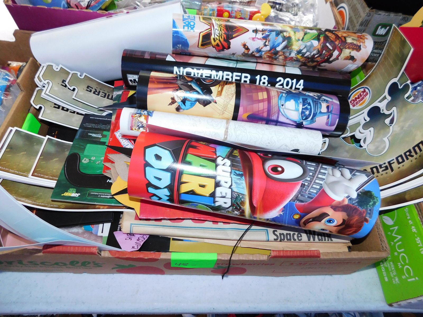 Lot of Posters: Large lot of posters. You are bidding at a live sale. Please read the terms and conditions. This sale will be broadcast live on sale day with full descriptions of each lot being sold, as well as video