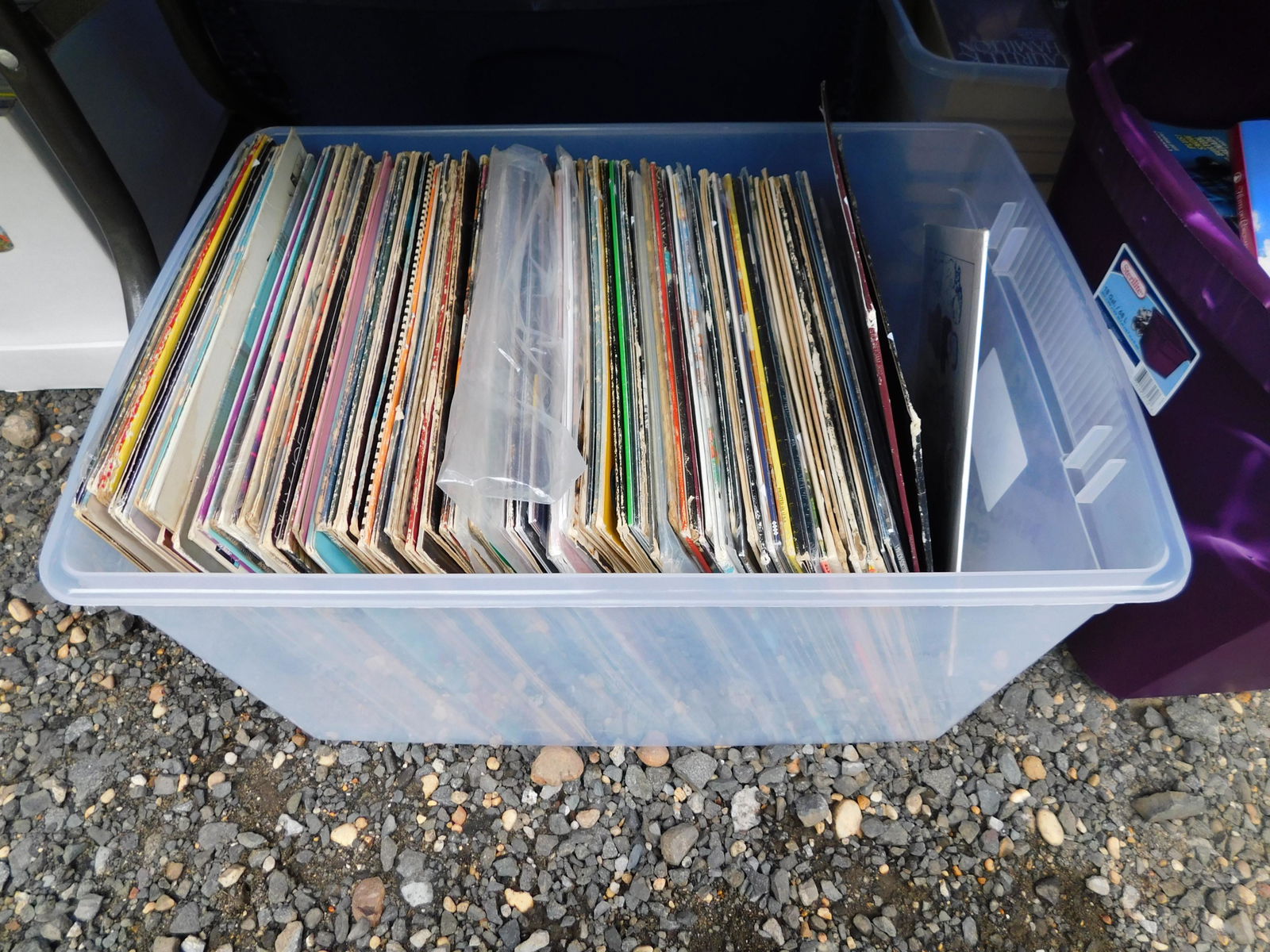 Lot of Records: Large lot of records including many 1970's. You are bidding at a live sale. Please read the terms and conditions. This sale will be broadcast live on sale day with full descriptions of each lot being