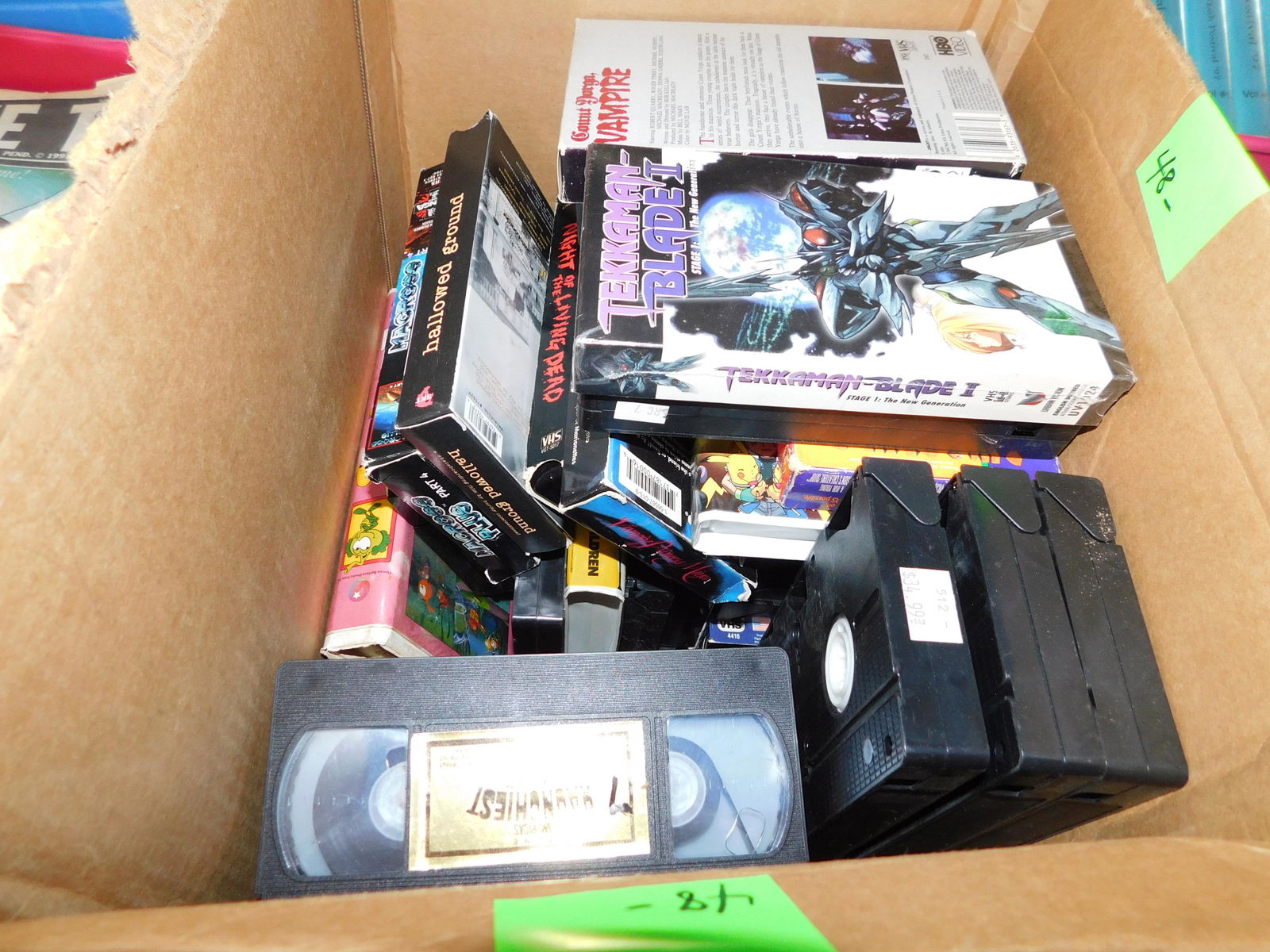 Lot of VHS: Large lot of VHS. You are bidding at a live sale. Please read the terms and conditions. This sale will be broadcast live on sale day with full descriptions of each lot being sold, as well as video fee