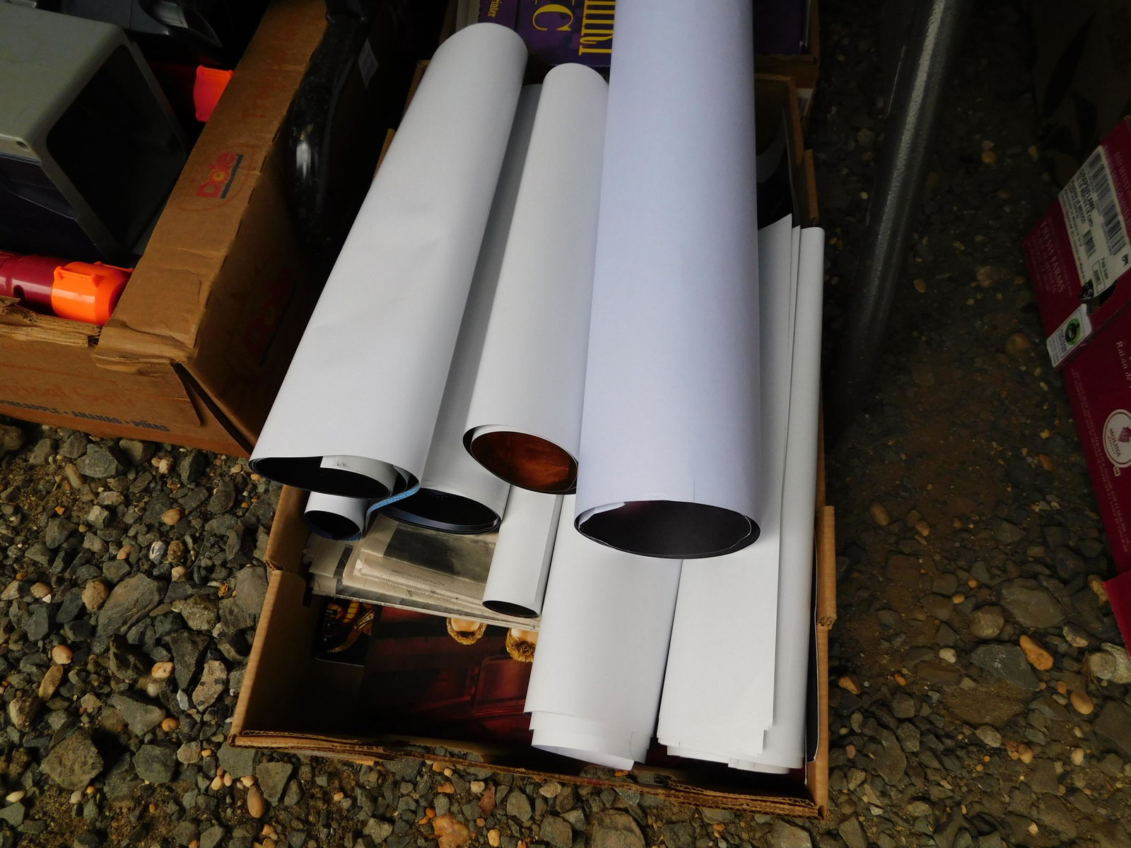 Lot of Posters: Lot of posters and other paper goods. You are bidding at a live sale. Please read the terms and conditions. This sale will be broadcast live on sale day with full descriptions of each lot being sold,