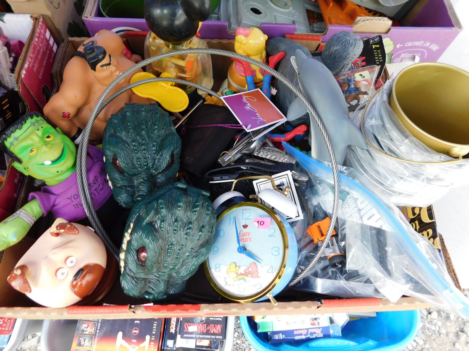 Lot of Figures: Lot of misc. figures and more. You are bidding at a live sale. Please read the terms and conditions. This sale will be broadcast live on sale day with full descriptions of each lot being sold, as well