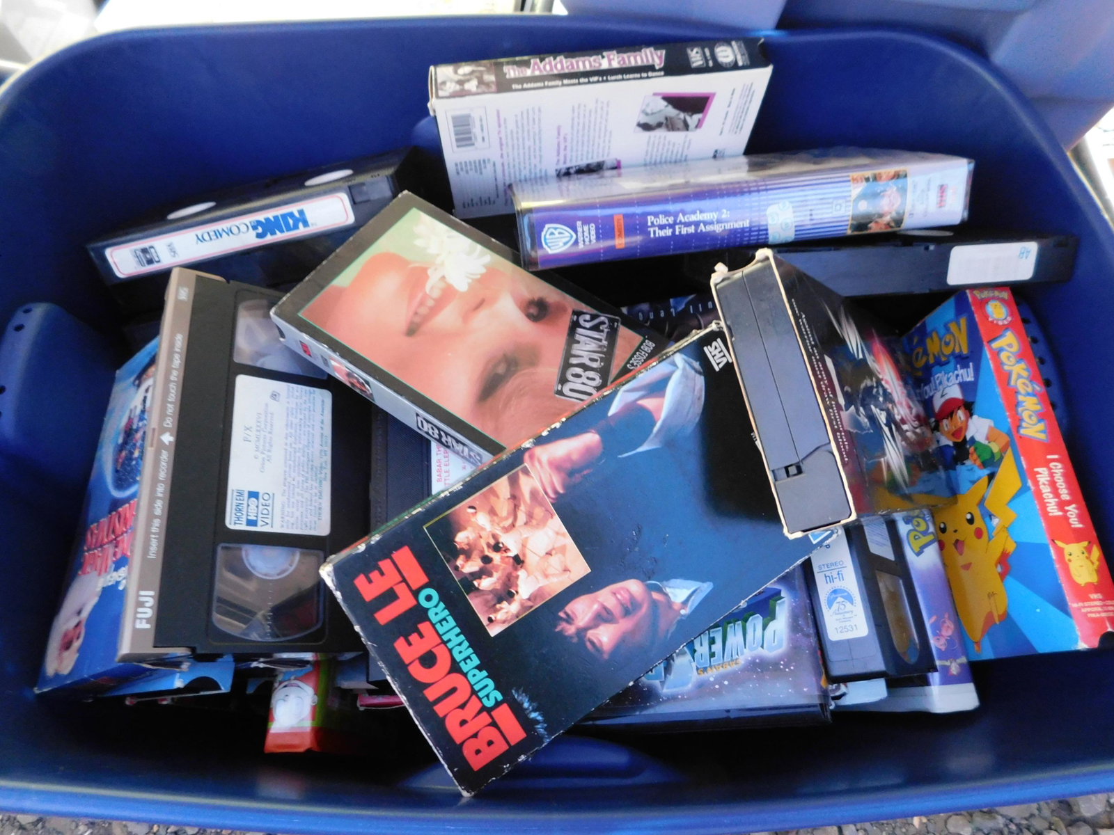 Lot of VHS: Large lot of VHS tapes. You are bidding at a live sale. Please read the terms and conditions. This sale will be broadcast live on sale day with full descriptions of each lot being sold, as well as vid