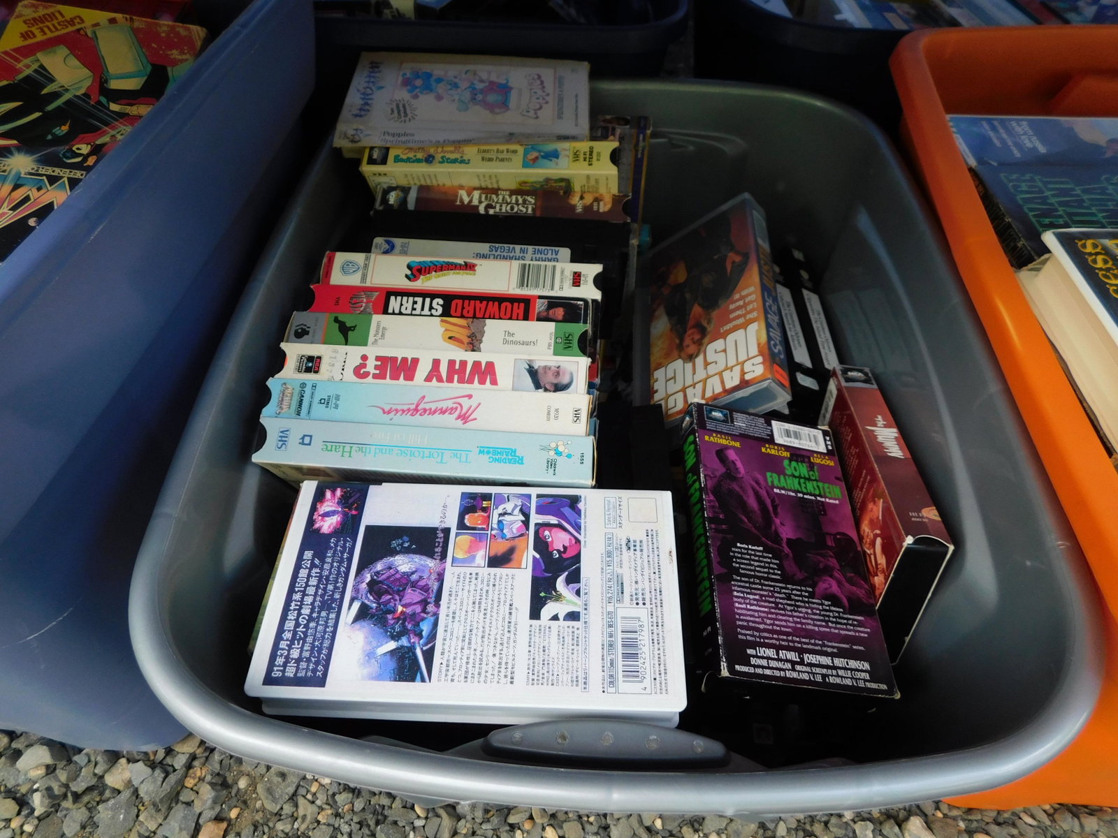 Lot of VHS: Large lot of VHS tapes. You are bidding at a live sale. Please read the terms and conditions. This sale will be broadcast live on sale day with full descriptions of each lot being sold, as well as vid