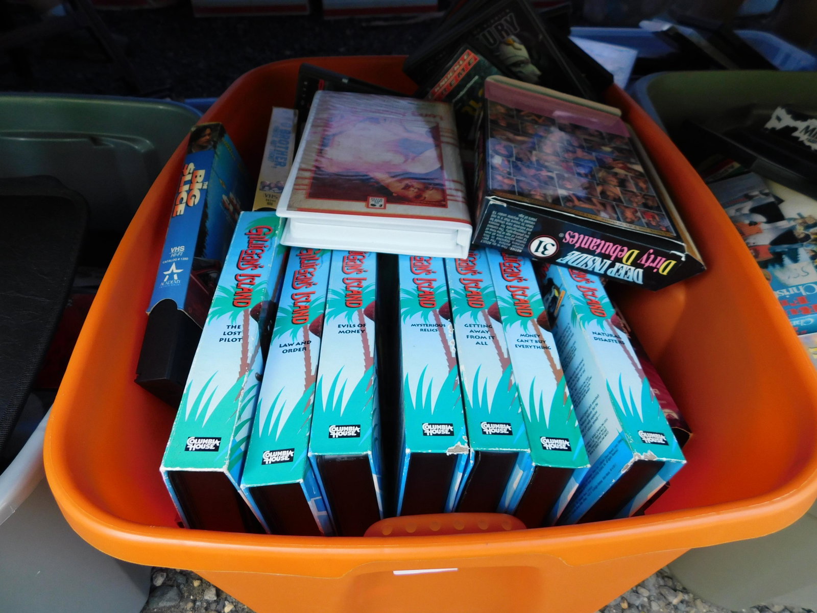 Lot of VHS: Large lot of VHS tapes. You are bidding at a live sale. Please read the terms and conditions. This sale will be broadcast live on sale day with full descriptions of each lot being sold, as well as vid