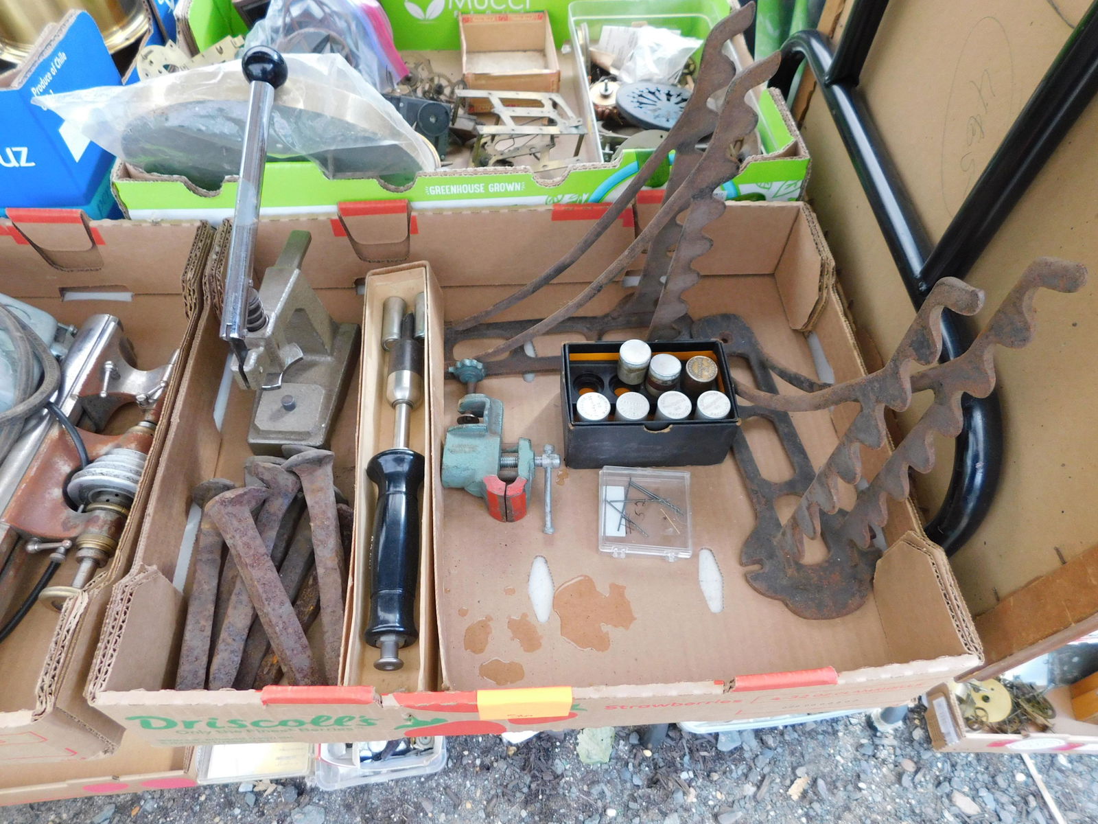 Lot of Watchmakers Tools and Railroad Ties (1 of 1)