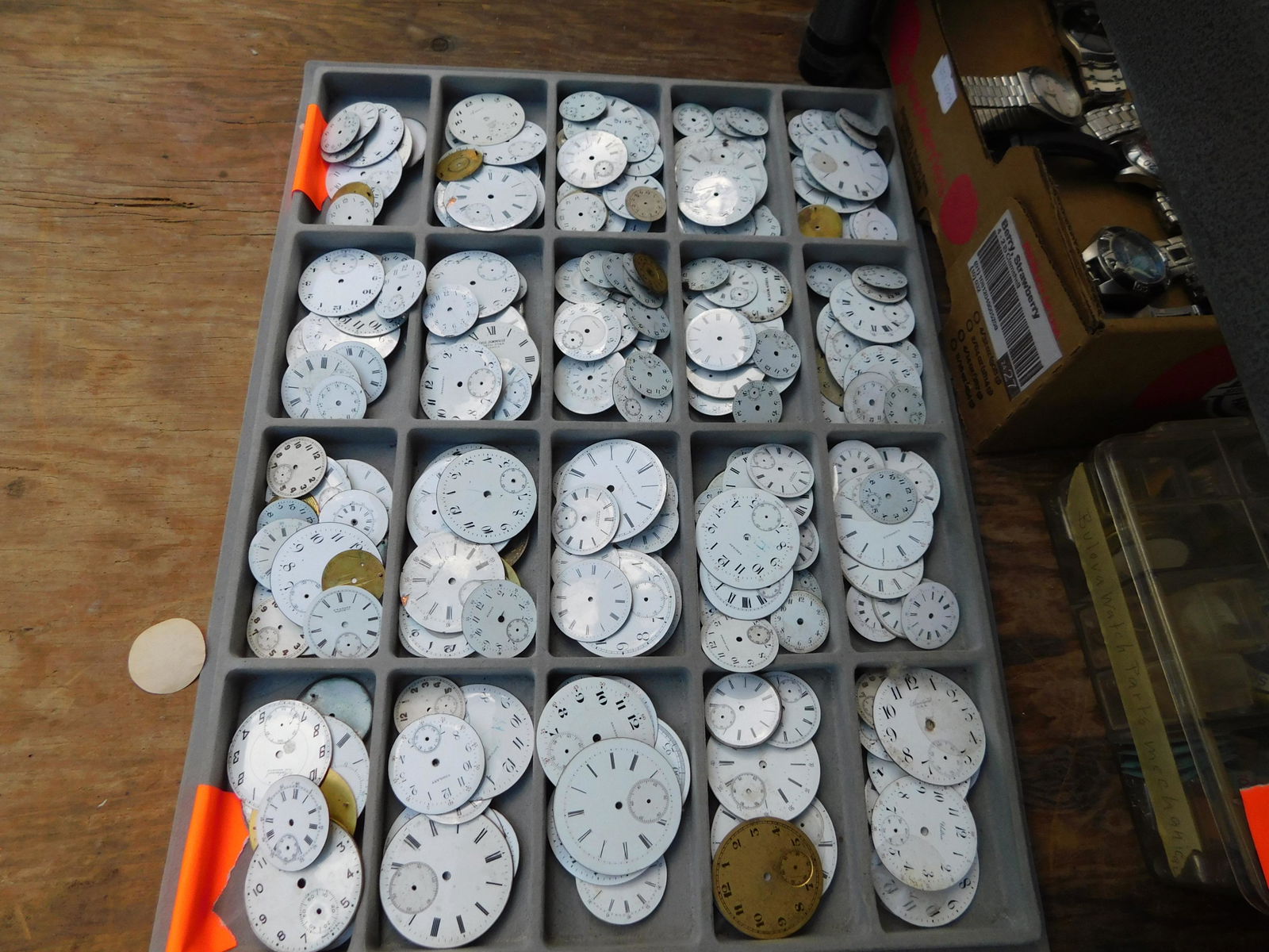 Lot of Pocket Watch Faces (1 of 1)