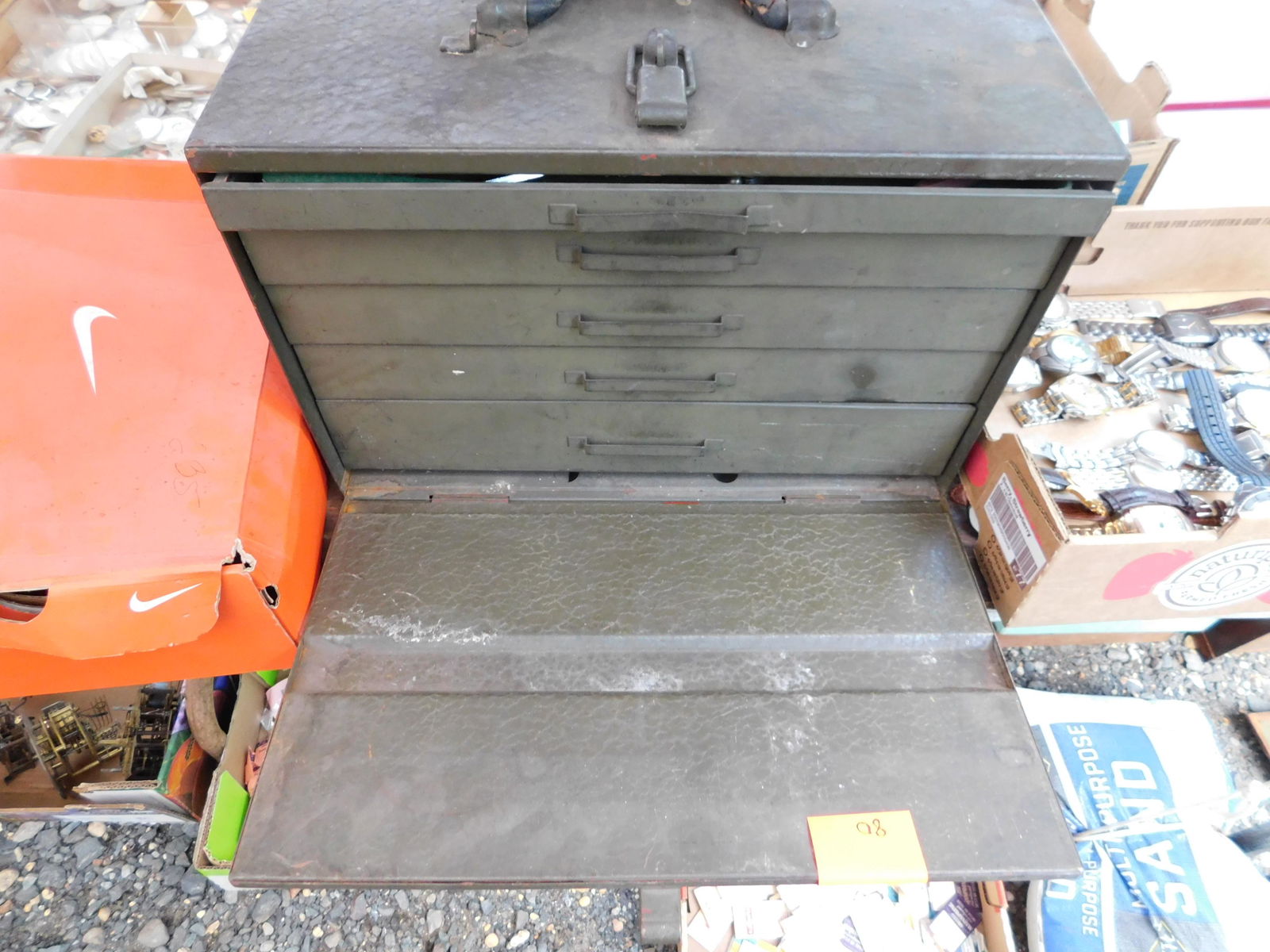 Vintage Tool Box with Tools (1 of 5)