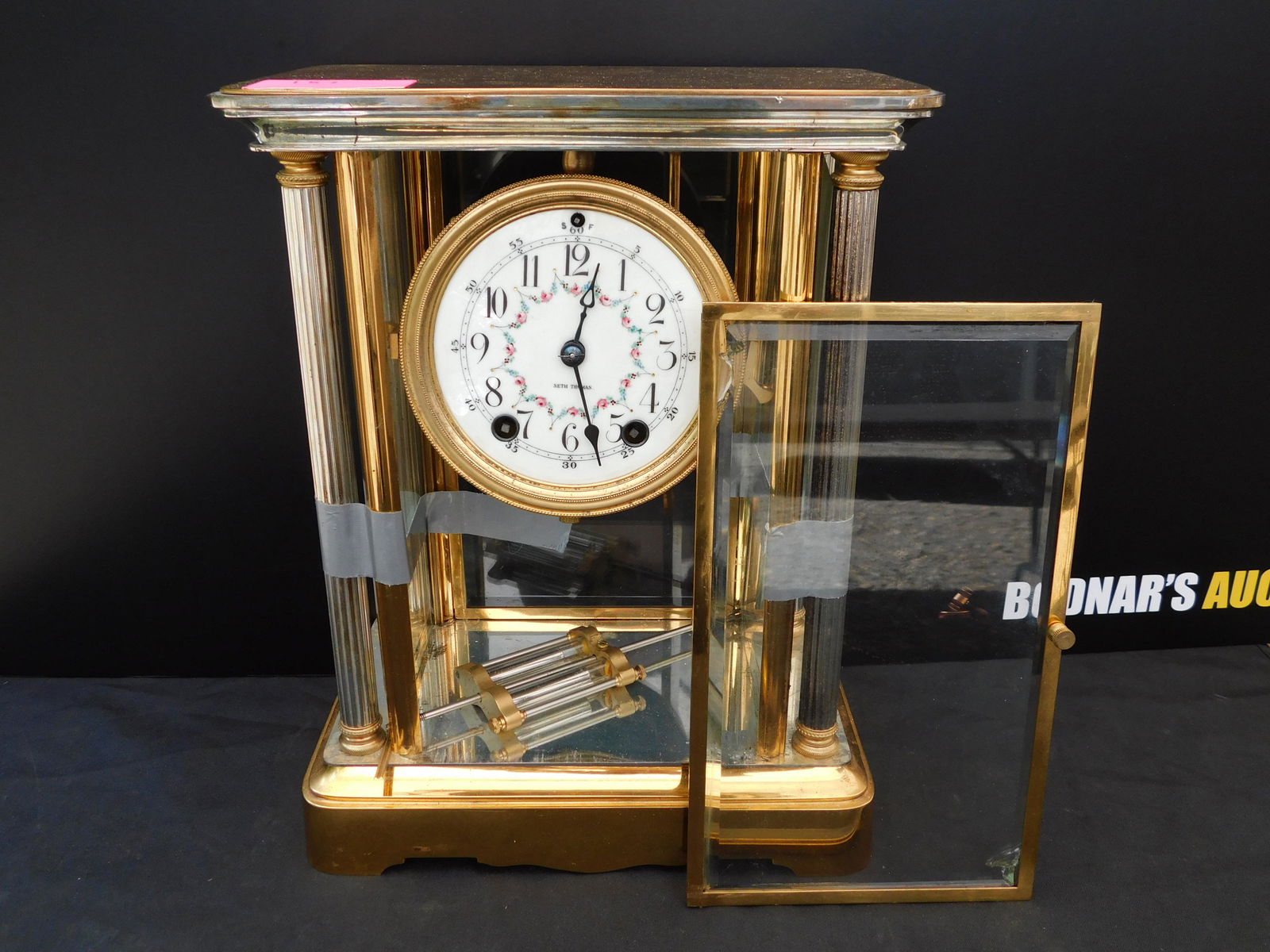 Seth Thomas Crystal Regulator Clock (1 of 5)