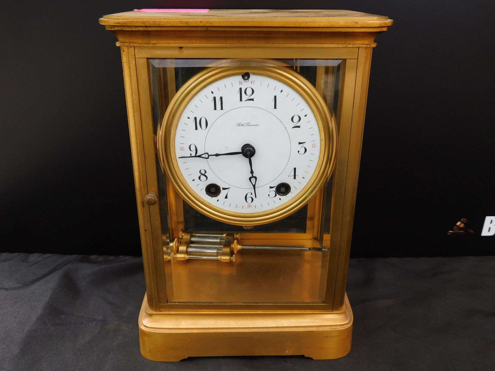 Seth Thomas Crystal Regulator Clock (1 of 4)