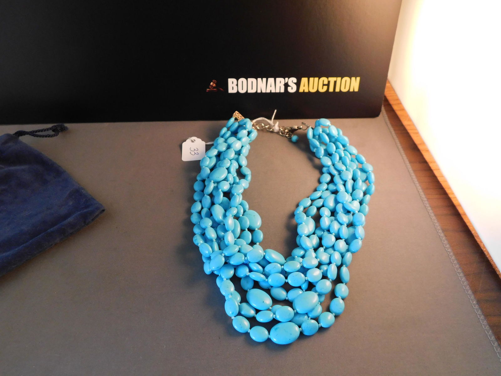 LUC Sterling Turquoise Necklace (1 of 3)