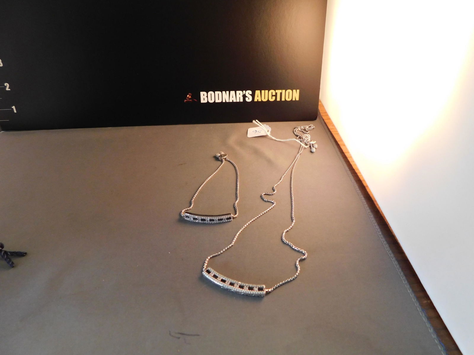 Sterling & Crystal Necklace Bracelet (1 of 4)