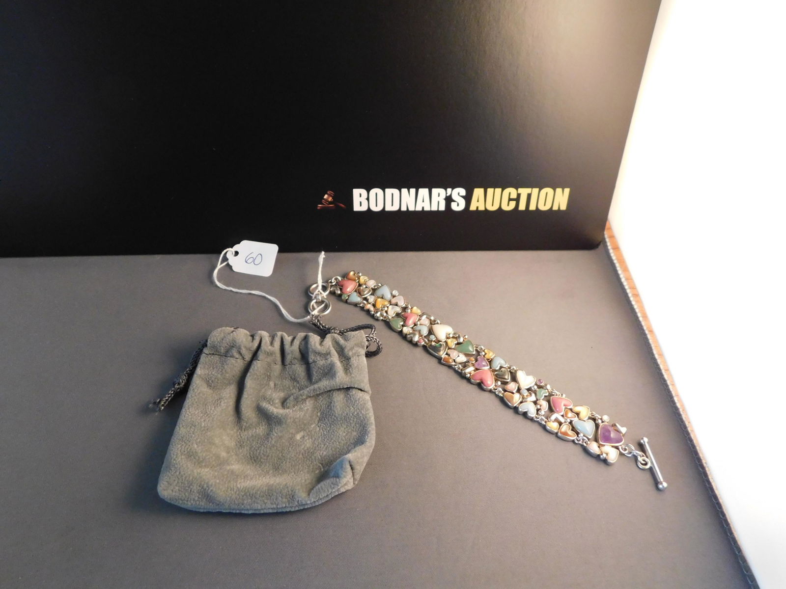 Whitney Kelly Sterling Heart Bracelet (1 of 4)