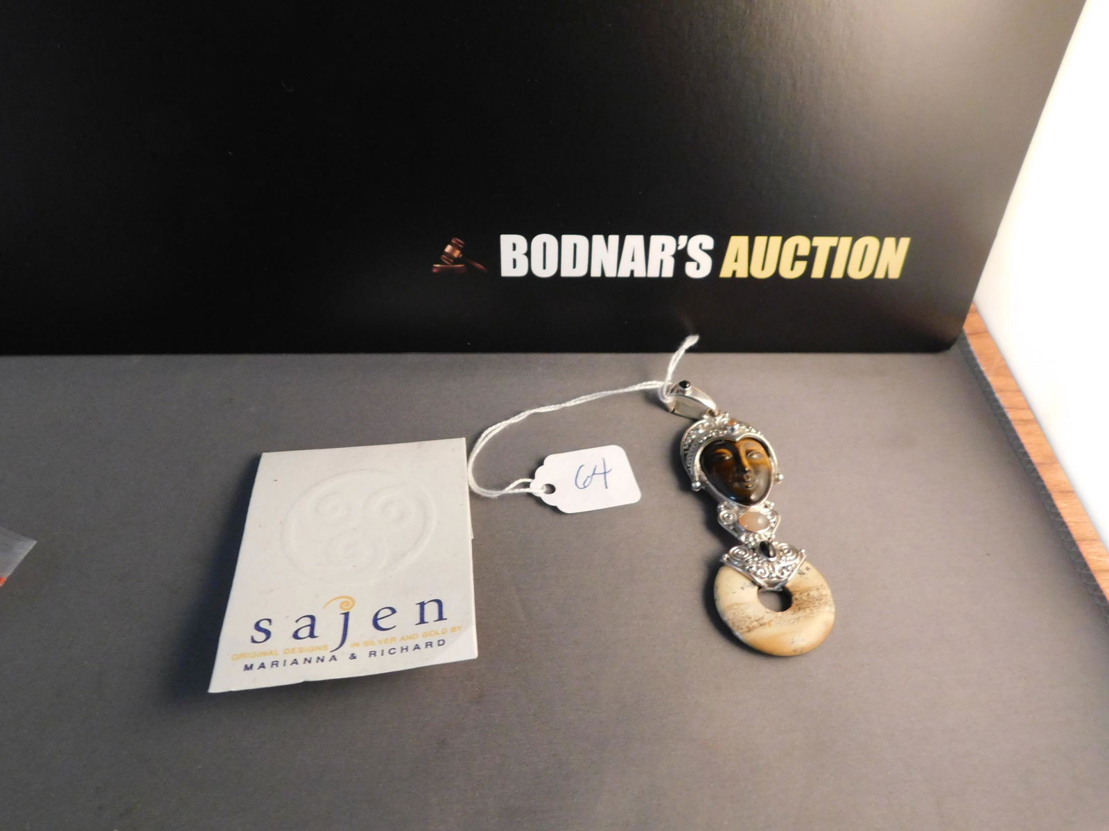 Sajen Sterling Face Pendant (1 of 4)