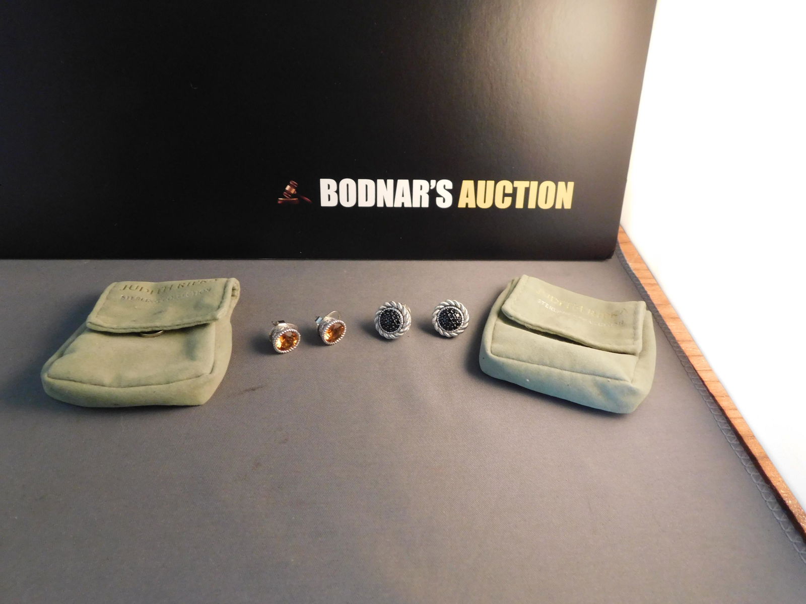 Judith Ripka 2 Pairs Sterling Earrings (1 of 4)