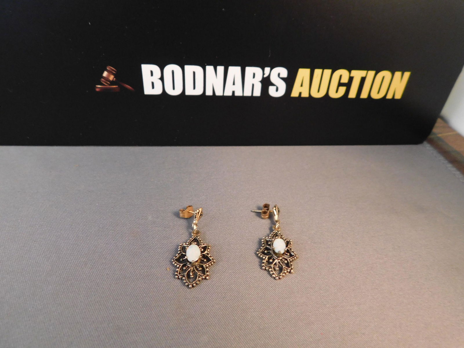 14K & Opal Drop Earrings (1 of 3)