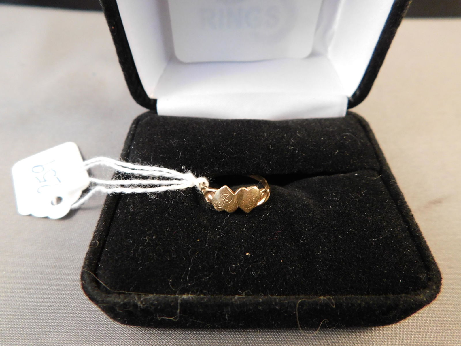 14K Gold Heart Childs Ring (1 of 3)