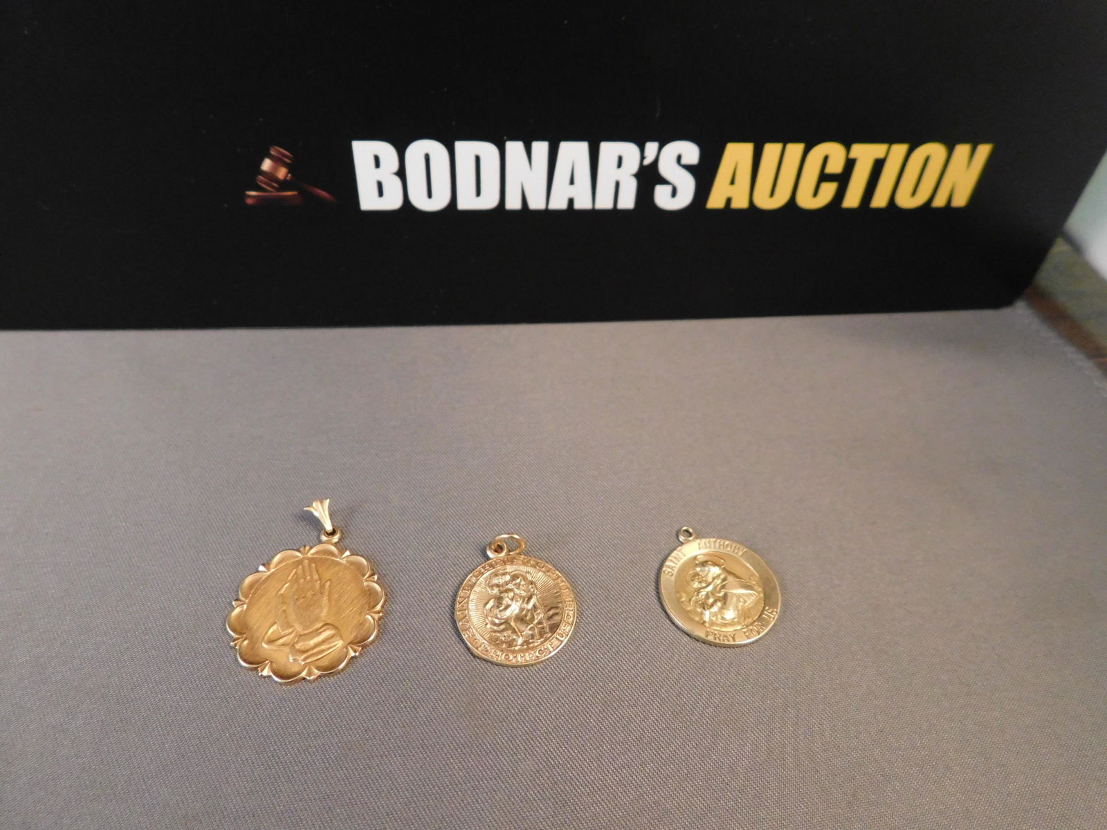 Lot of 3 14K Religious Charms (1 of 3)