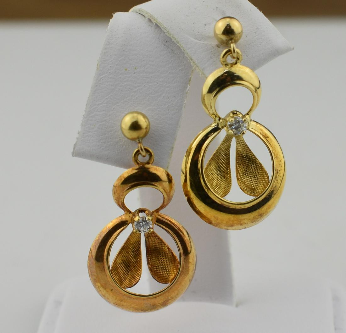 14K Diamond Earrings (1 of 3)
