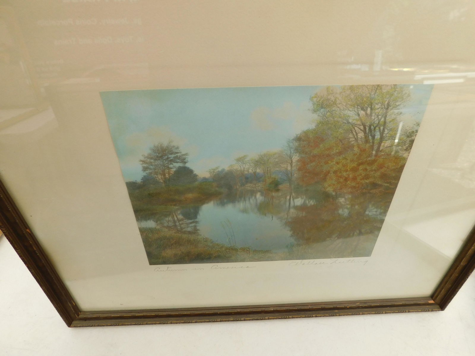 Wallace Nutting Autumn in America: Wallace Nutting Photo Print. Autumn in America. Measures 9" L x 7" T You are bidding at a live sale. Please read the terms and conditions. We are offering no contact pick up at our South Brunswick loc