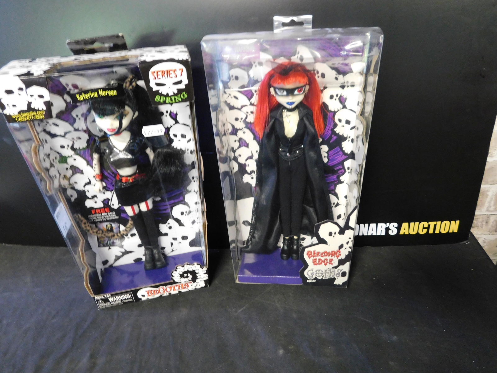 Lot of 2 Bleeding Edge and BeGoths Dolls (1 of 2)