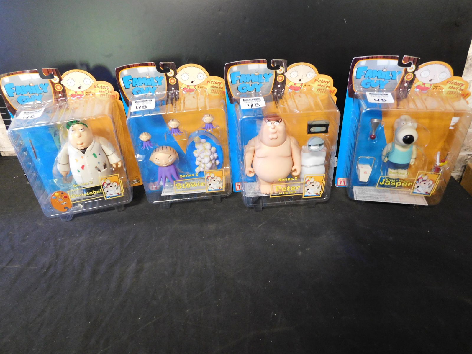Lot of 4 Family Guy Action Figures (1 of 2)
