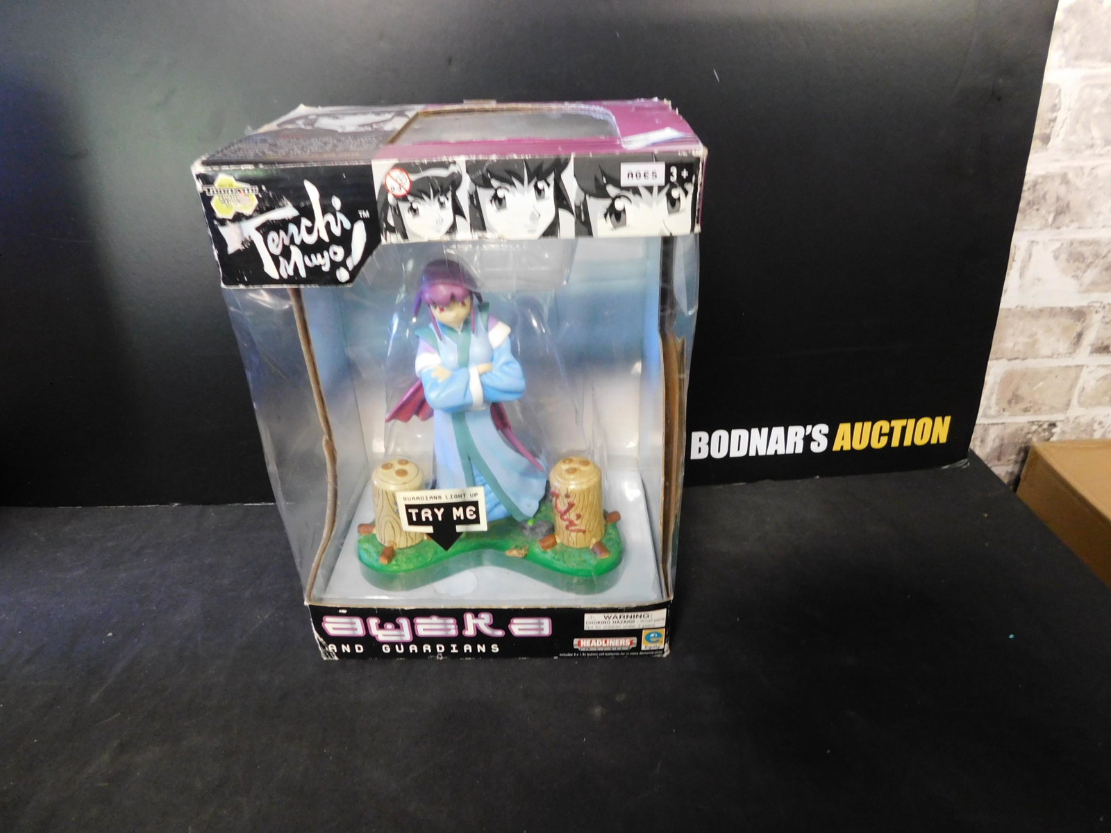 Ayeka Figure: Ayeka Figure in original box. Headliners. Only for Toonami Cartoon Network. You are bidding at a live sale. Please read the terms and conditions. This sale will be broadcast live on sale day with full