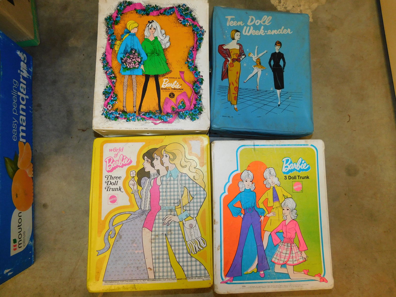 Box Lot of Barbie Cases (1 of 1)
