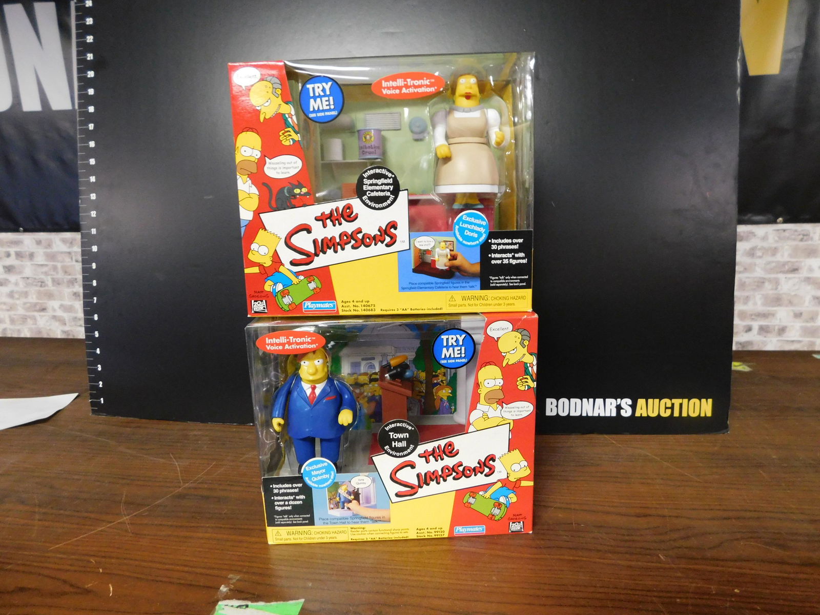 The Simpsons Playmates Town Hall and Cafeteria (1 of 2)