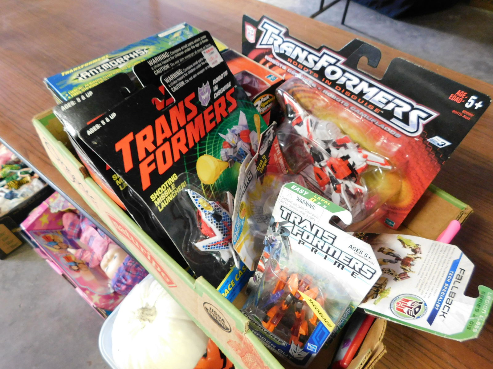 Box Lot of Transformers (1 of 1)