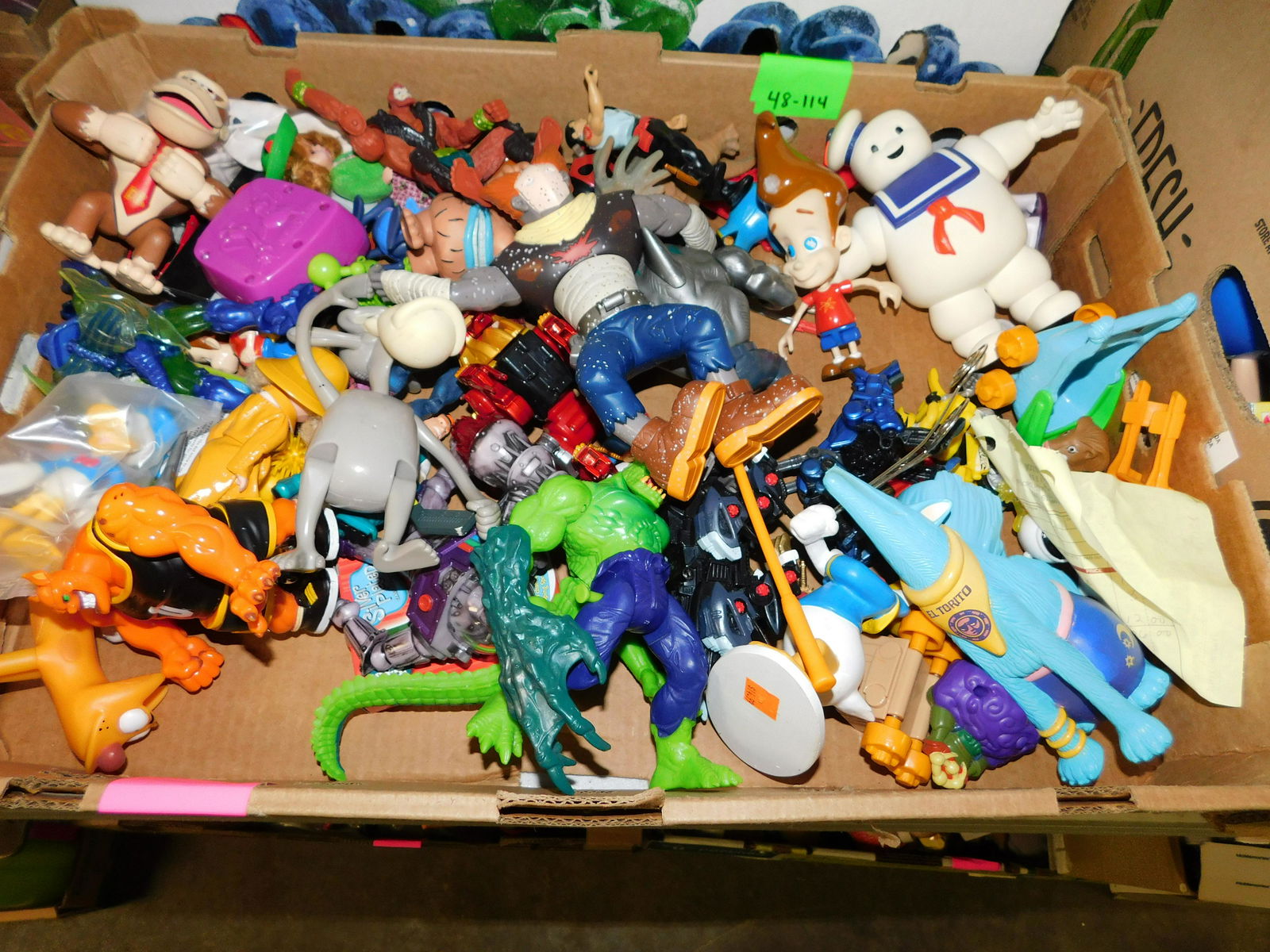 Box Lot of Mixed Action Figures (1 of 1)