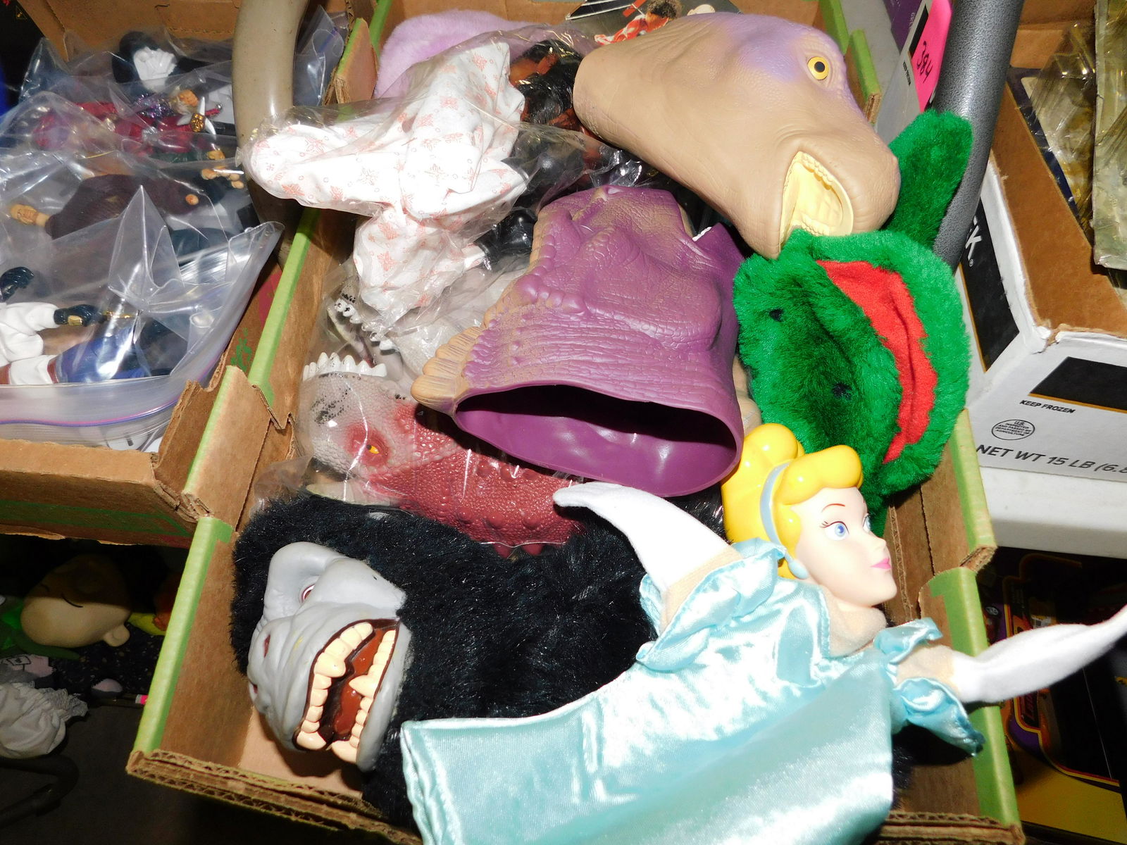 Box Lot of Hand Puppets (1 of 1)