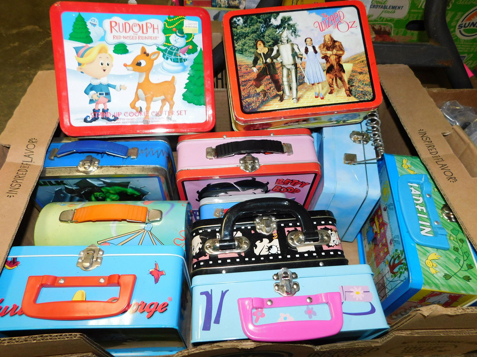 Large Lot of Character Lunchboxes (1 of 1)