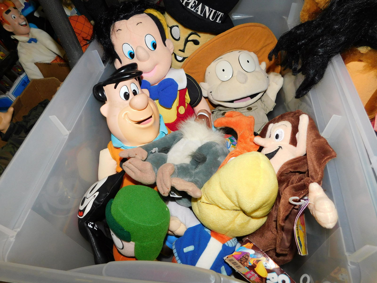 Box Lot of Character Plush (1 of 1)